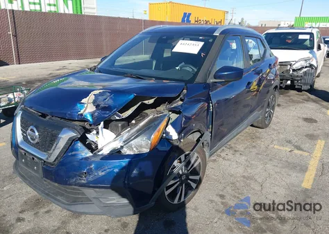 2020 Nissan Kicks Sv Xtronic Cvt from USA, damaged, VIN 3N1CP5CV8LL485687